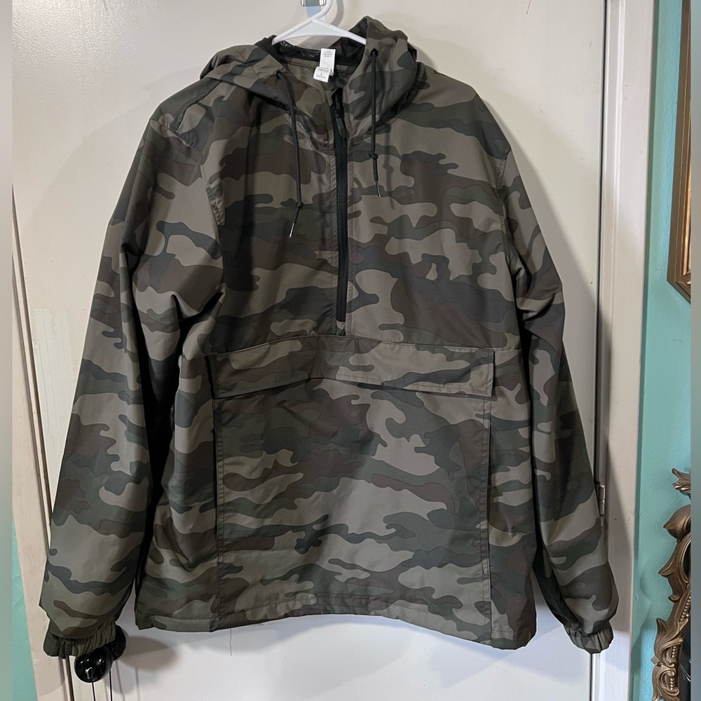 Independent Trading Co Camo Camouflage Windbreaker